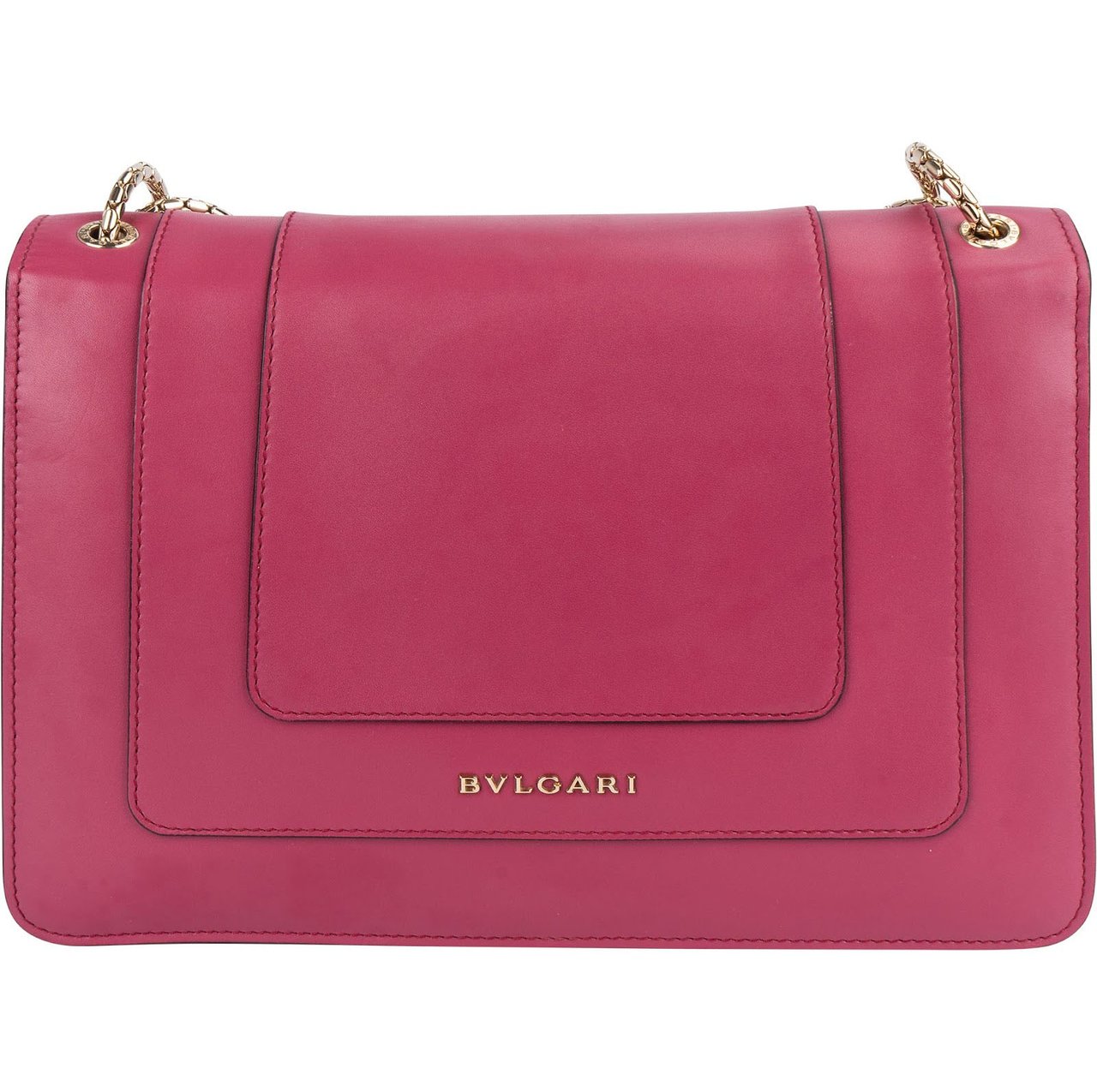 Bvlgari Calfskin Serpenti Forever Shoulder Bag Roze