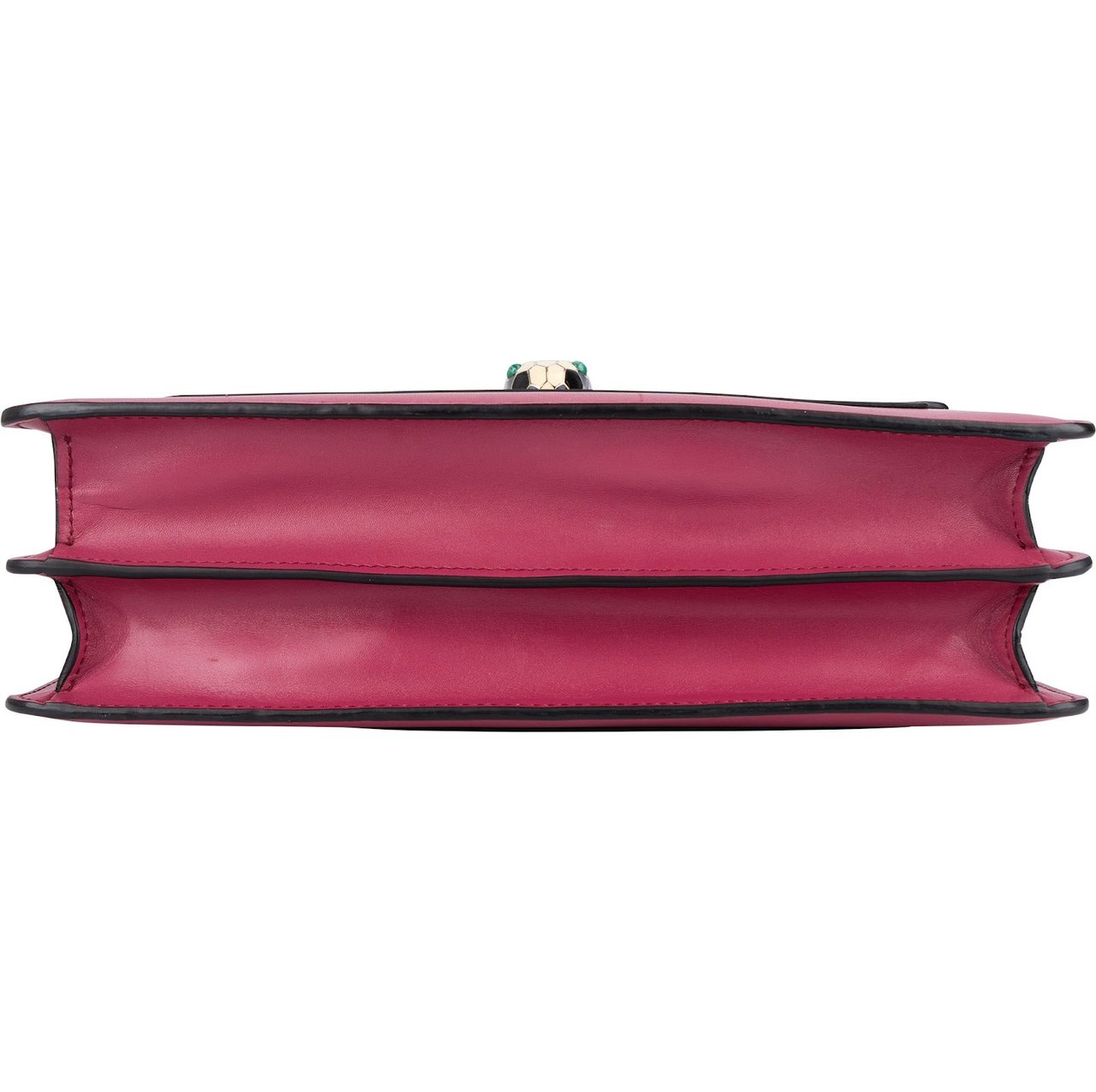 Bvlgari Calfskin Serpenti Forever Shoulder Bag Rood