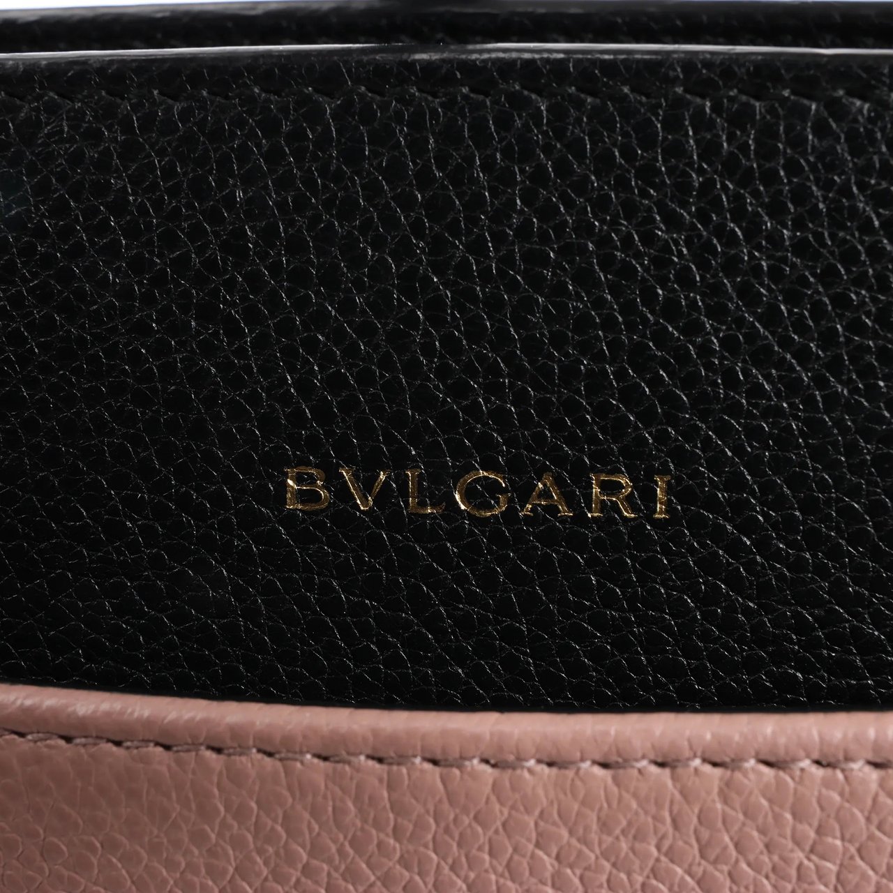 Bvlgari BVLGARI ALBA Leather 2Way Handbag Pink x Black Divers