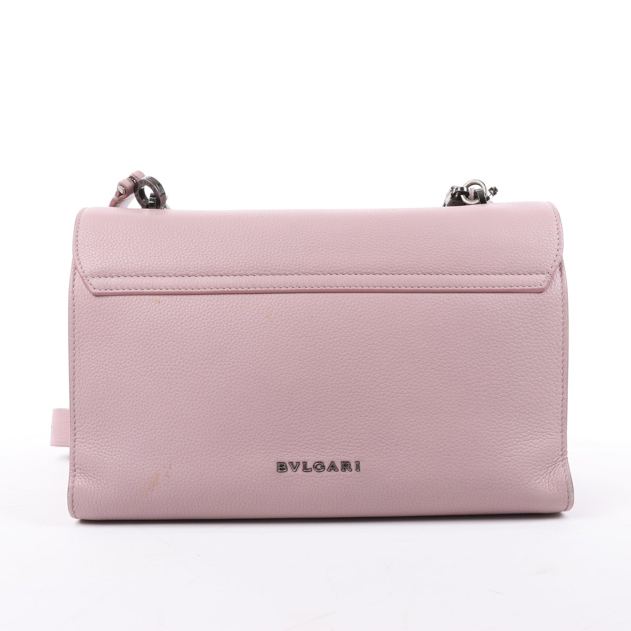 Bvlgari BVLGARI Monete Leather 2Way Shoulder Bag in Pink Roze