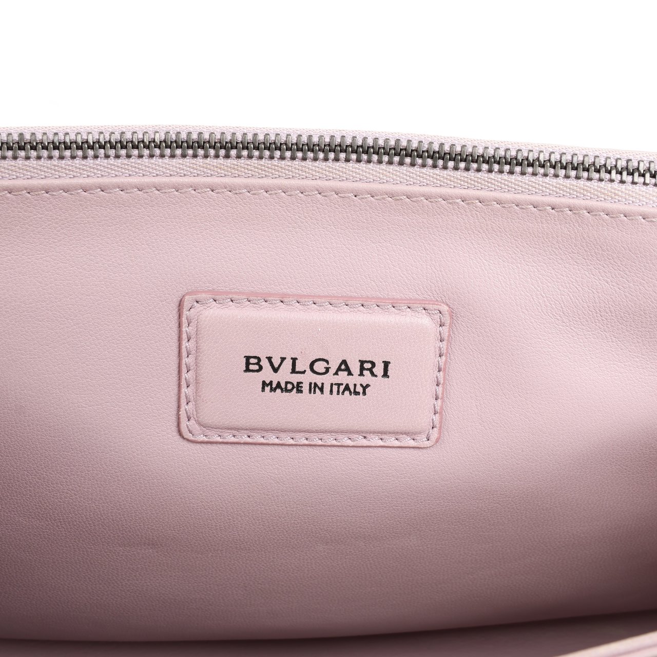 Bvlgari BVLGARI Monete Leather 2Way Shoulder Bag in Pink Roze