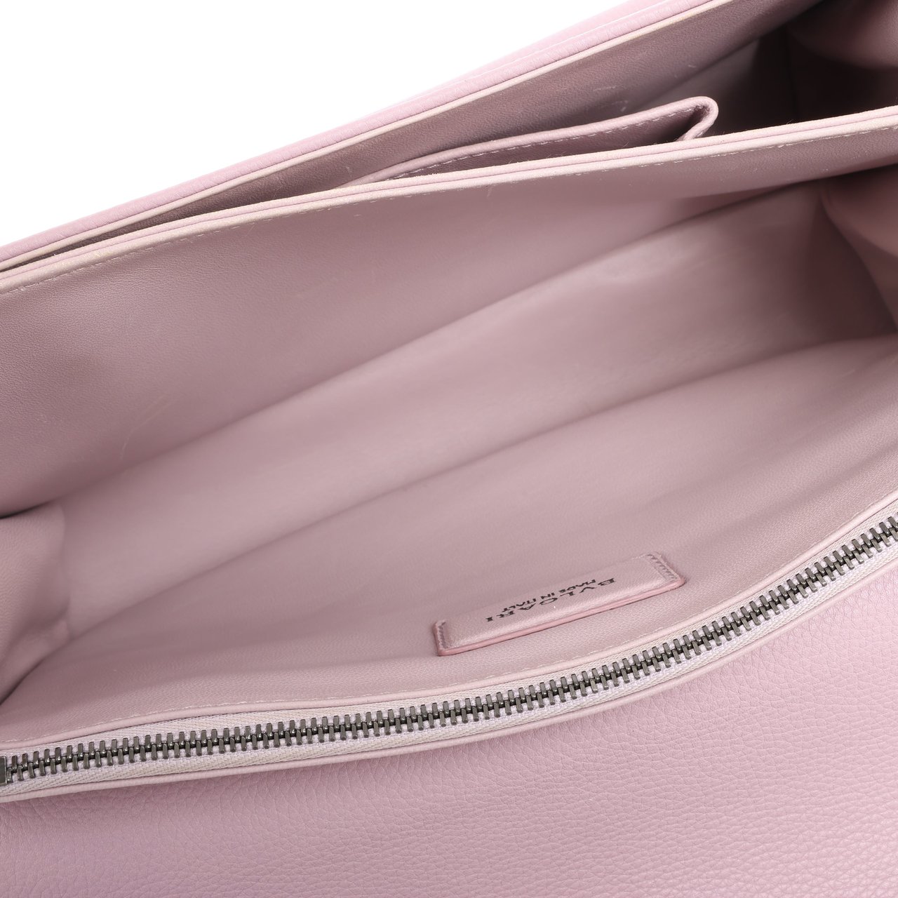 Bvlgari BVLGARI Monete Leather 2Way Shoulder Bag in Pink Roze