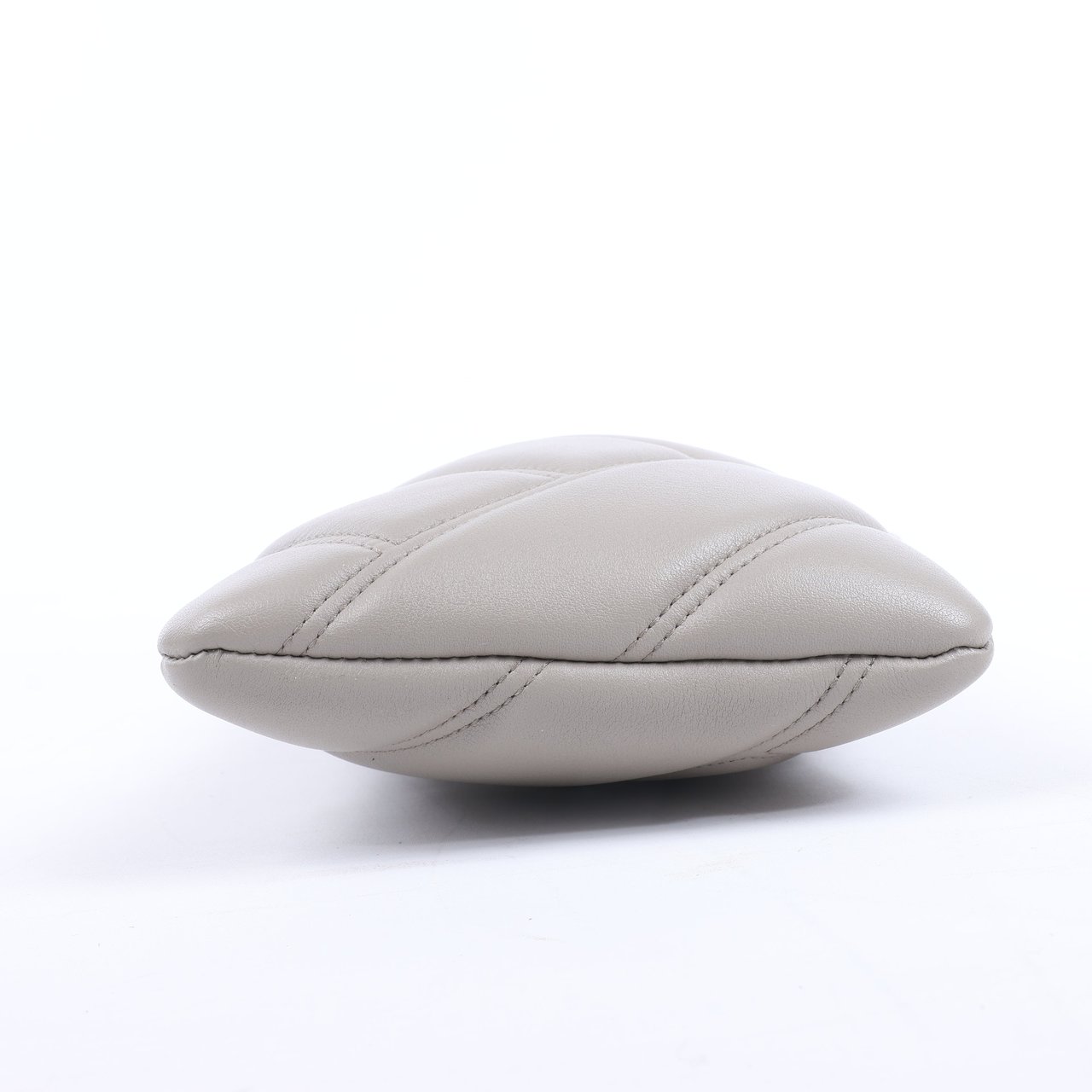 Bvlgari BVLGARI Serpenti Cabochon Chain Leather Shoulder Bag in Gray Grijs