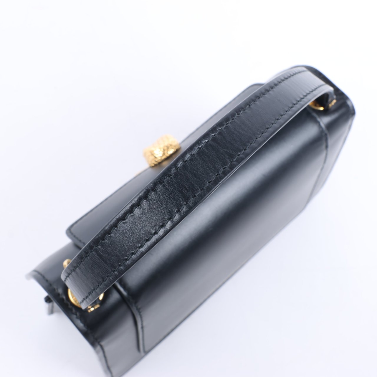 Bvlgari Bvlgari × Alexander Wang Serpenti Leather Handbag in Black Zwart