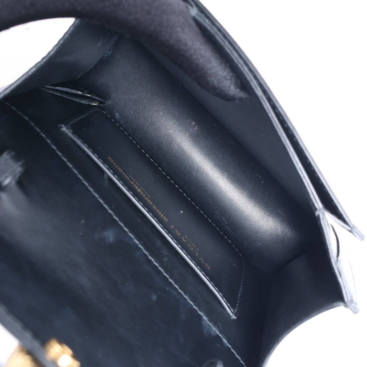 Bvlgari Bvlgari × Alexander Wang Serpenti Leather Handbag in Black Zwart