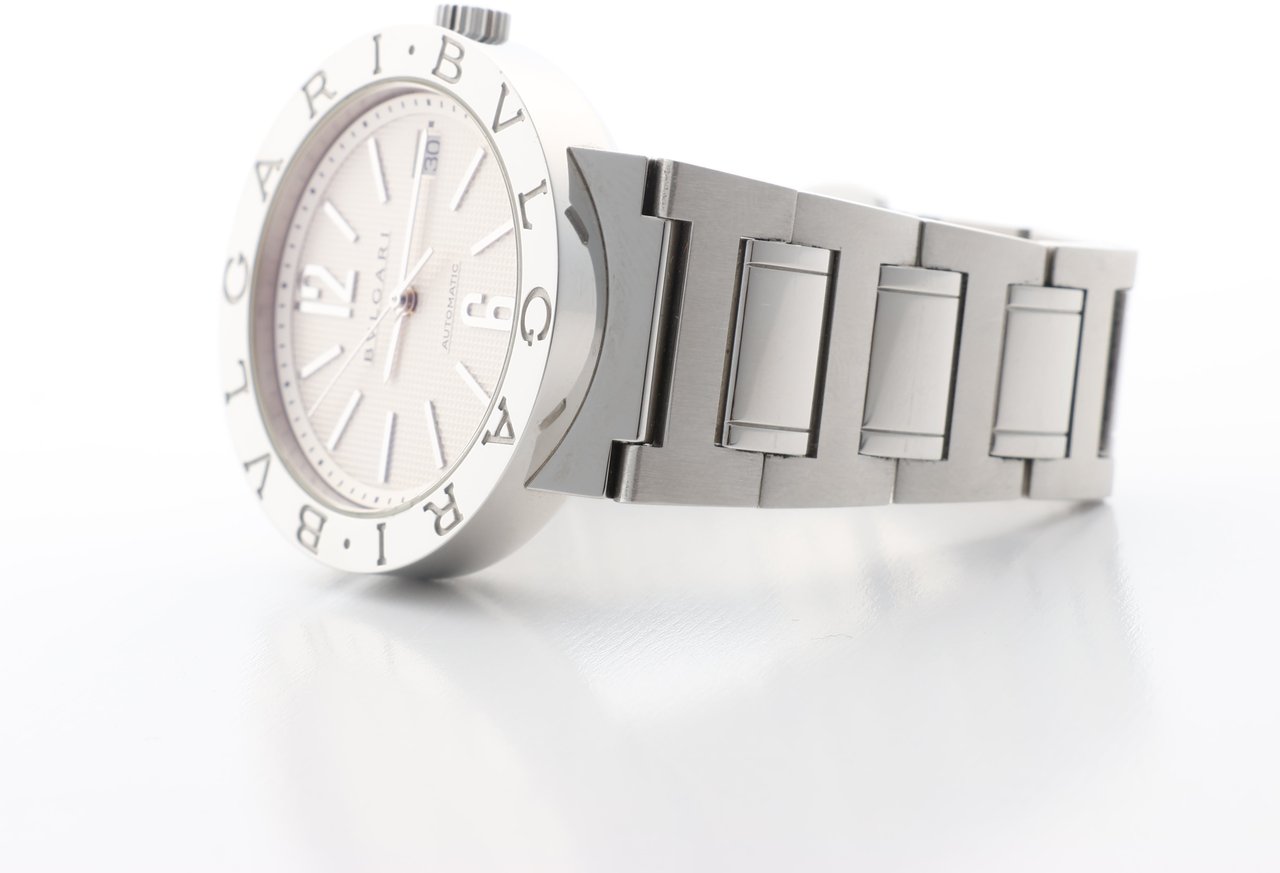 Bvlgari Bvlgari Bvlgari Bvlgari BB38WSSD AUTO L8718 SS AT Watch with Silver Dial Zilver