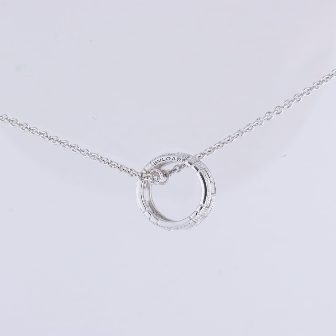 Bvlgari Bvlgari Parentesi Diamond Necklace 750(WG) 12.2g Divers