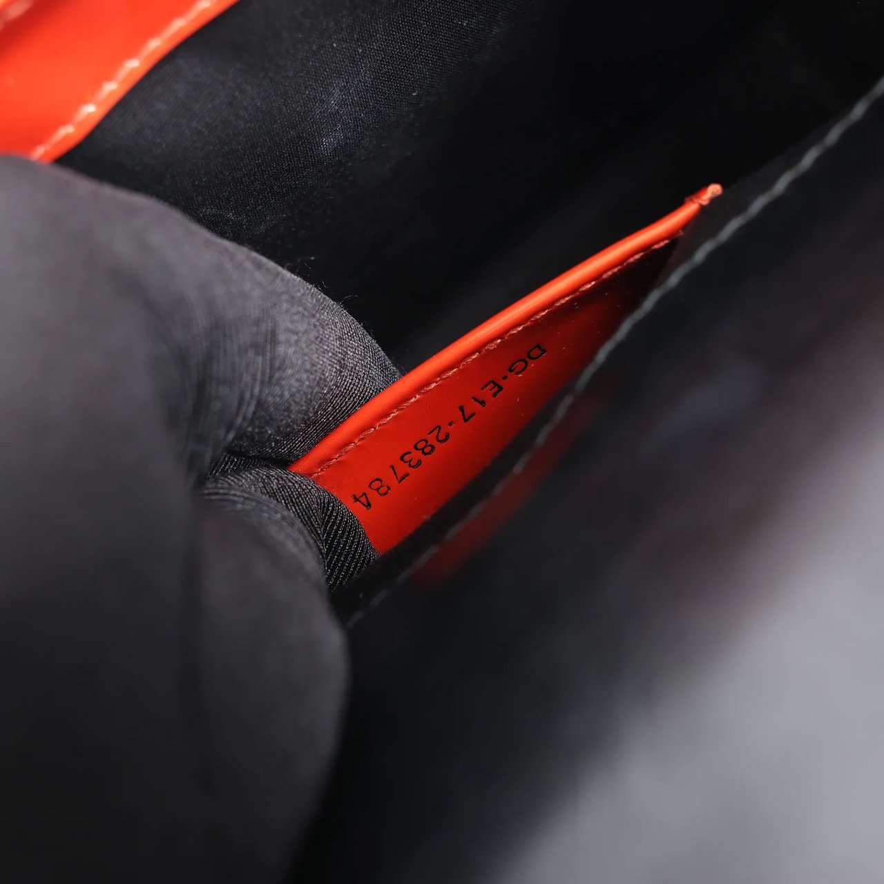 Bvlgari BVLGARI Serpenti Forever Patent Leather Chain Shoulder Bag in Orange Oranje