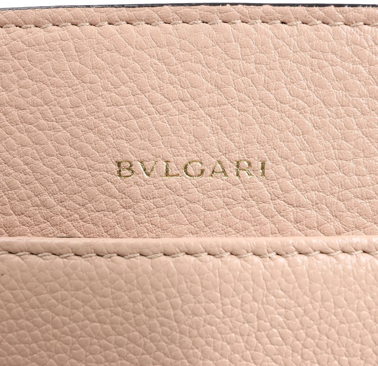 Bvlgari BVLGARI ALBA Leather 2Way Handbag in Beige Beige