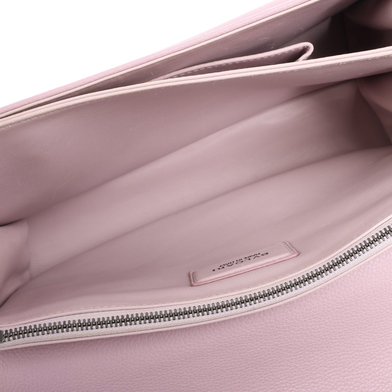 Bvlgari BVLGARI Monete Leather 2Way Shoulder Bag in Pink Roze