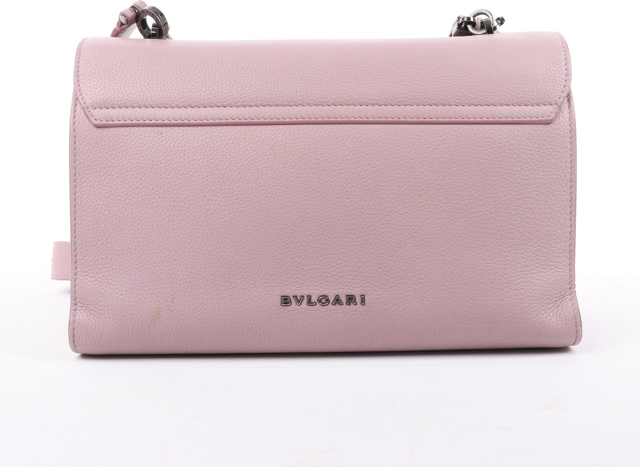 Bvlgari BVLGARI Monete Leather 2Way Shoulder Bag in Pink Roze