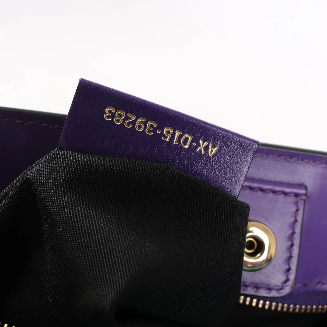 Bvlgari BVLGARI Serpenti Leather 2Way Handbag in Purple Divers