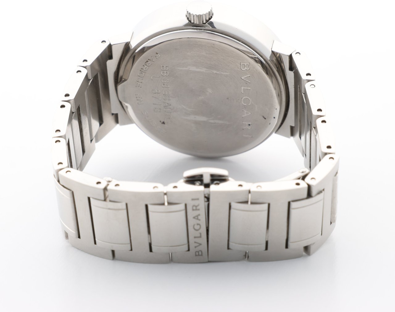 Bvlgari Bvlgari Bvlgari Bvlgari BB38WSSD AUTO L8718 SS AT Watch with Silver Dial Zilver