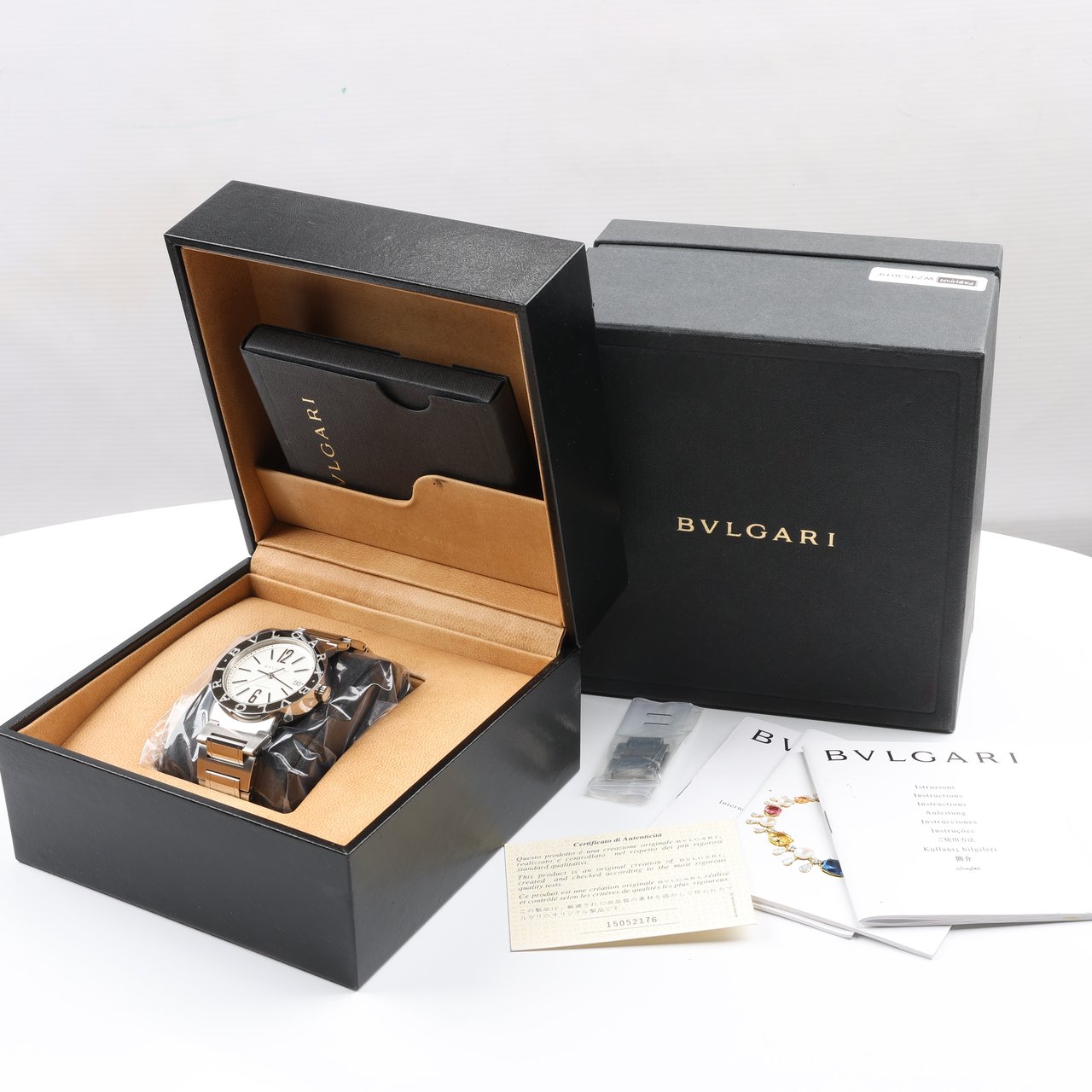 Bvlgari Bvlgari Bvlgari Bvlgari BB38WSSD AUTO L8718 SS AT Watch with Silver Dial Zilver