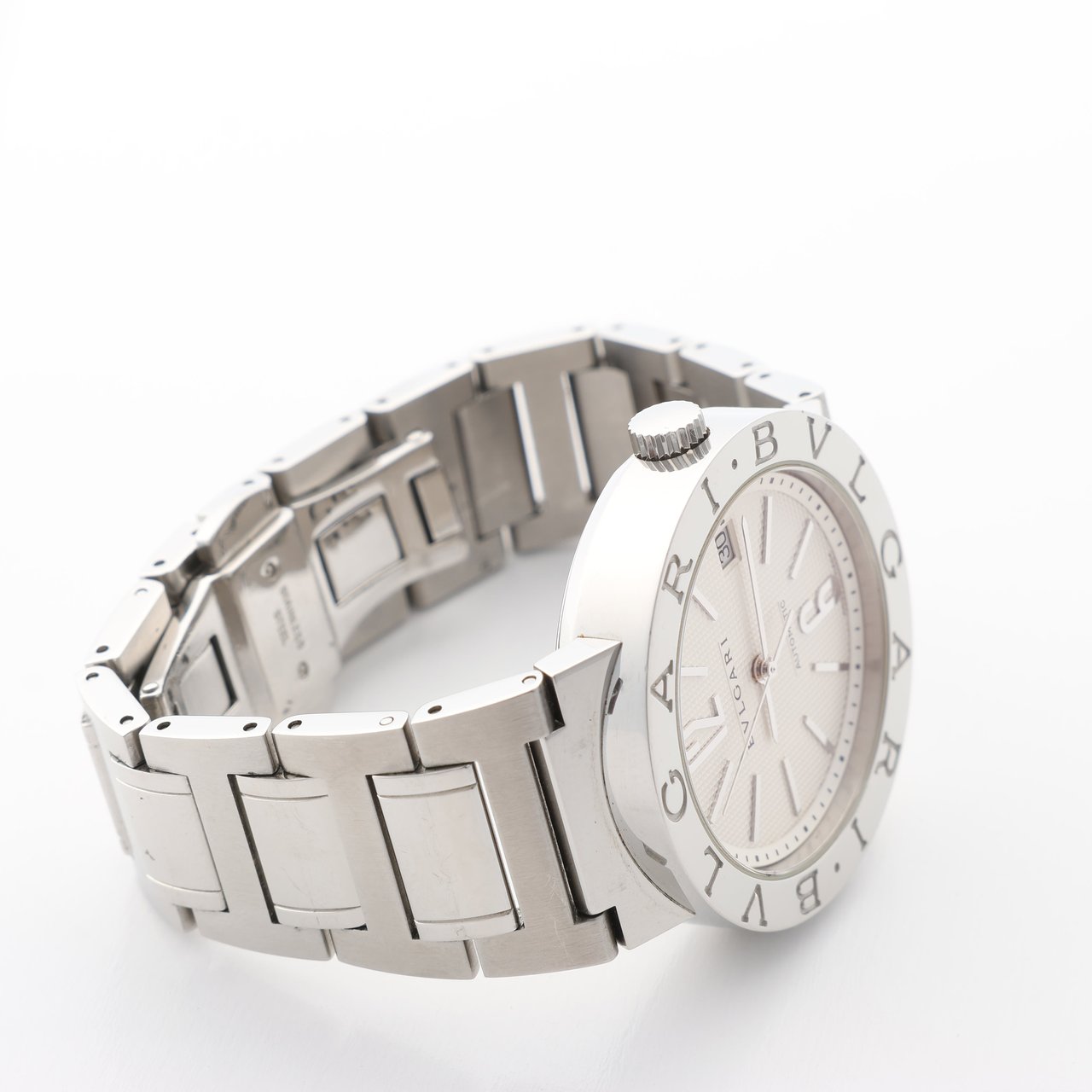 Bvlgari Bvlgari Bvlgari Bvlgari BB38WSSD AUTO L8718 SS AT Watch with Silver Dial Zilver