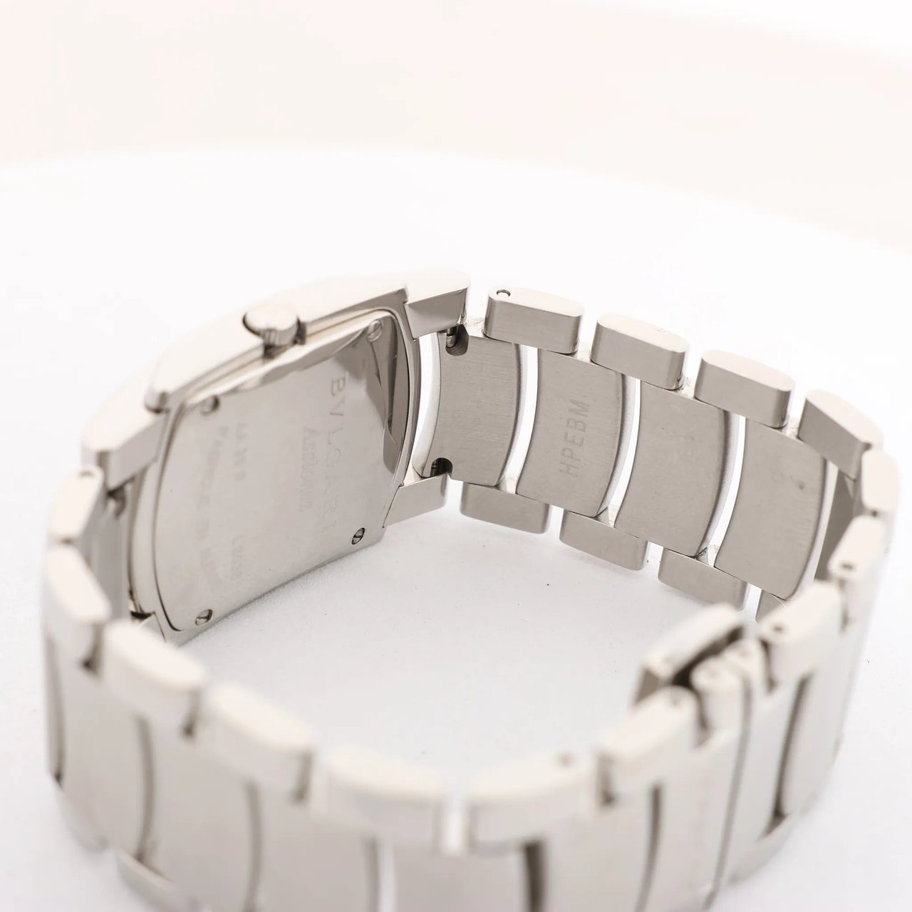 Bvlgari Bvlgari Ashoma AA35BSS L3036 SS QZ Watch with Black Dial Zwart