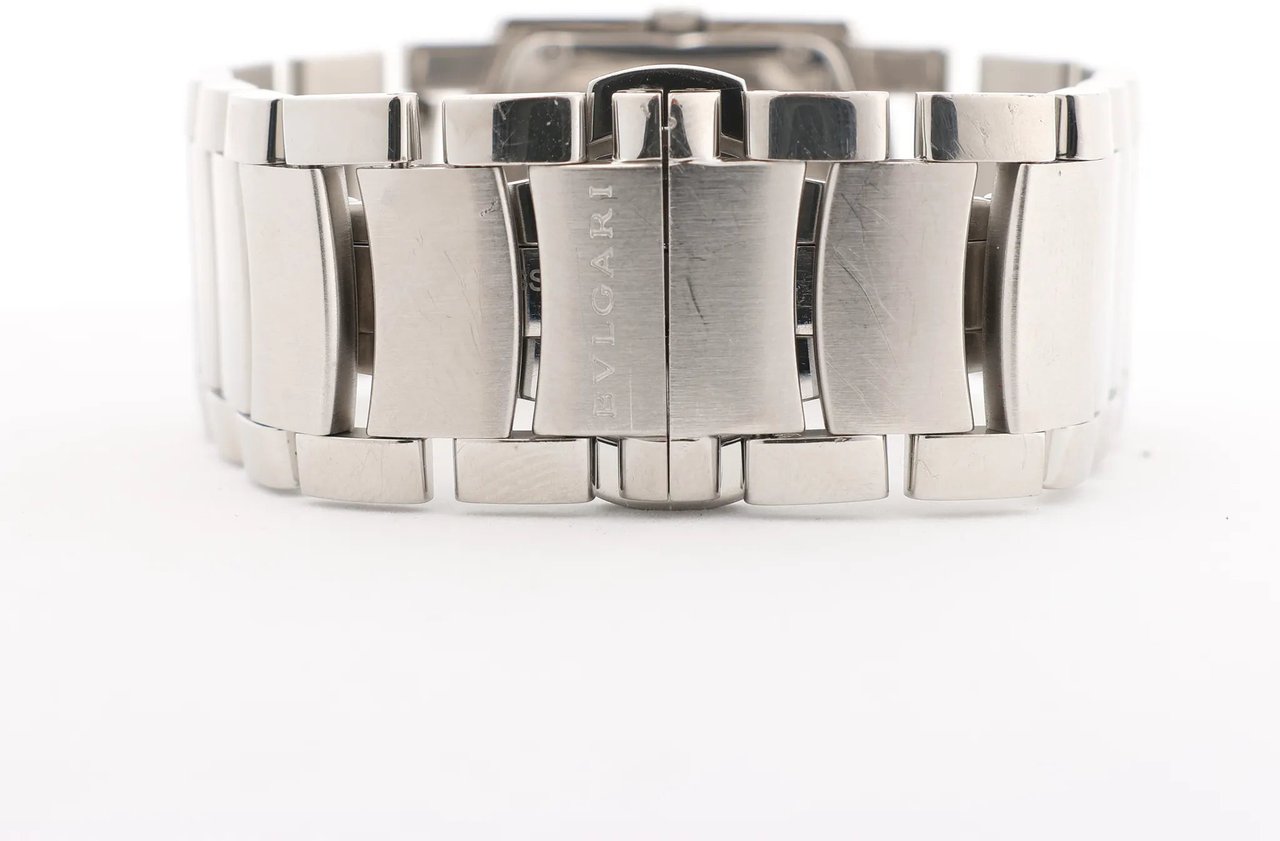 Bvlgari Bvlgari Ashoma AA35BSS L3036 SS QZ Watch with Black Dial Zwart