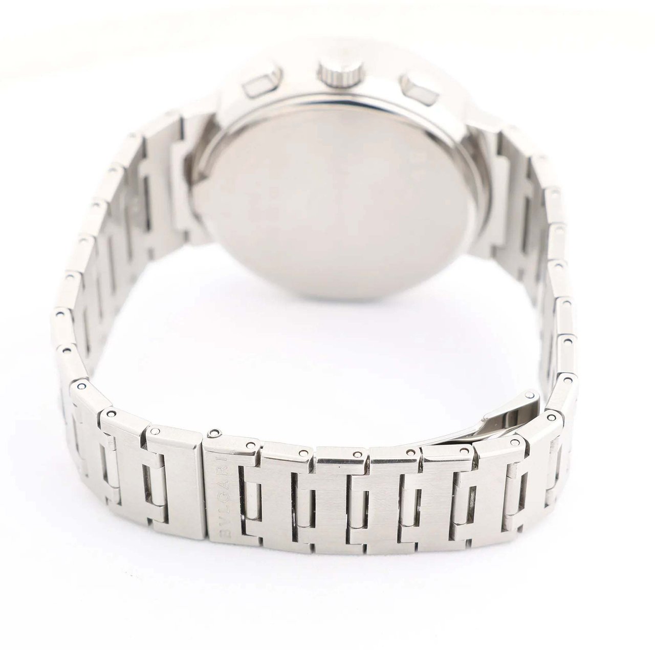 Bvlgari Bvlgari Bvlgari Bvlgari Chronograph BB38SSCH SS AT Watch with Black Dial Zwart