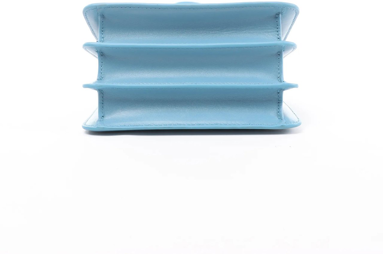 Bvlgari BVLGARI Serpenti Forever Leather Chain 2Way Handbag in Blue Blauw