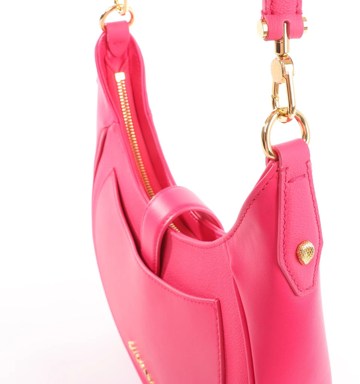Bvlgari BVLGARI Serpenti Leather Shoulder Bag in Pink Roze