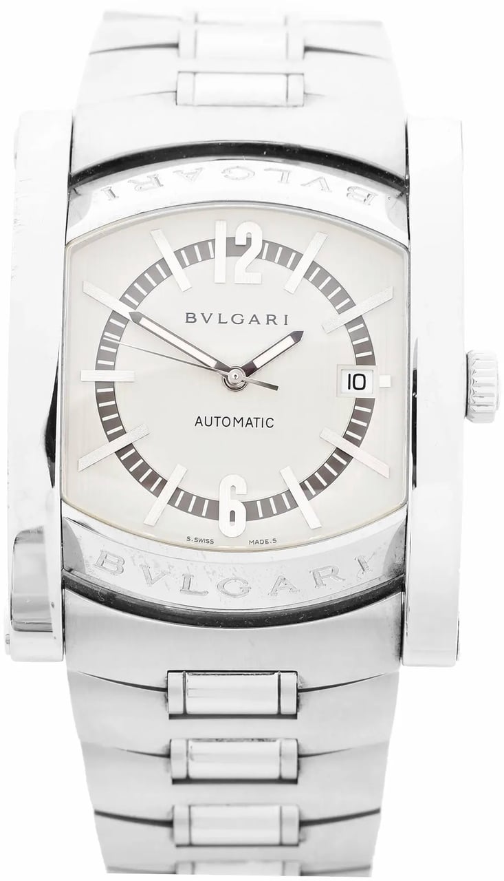Bvlgari Bvlgari Assioma AA48S L6648 SS WZ Watch with Beige Dial Beige