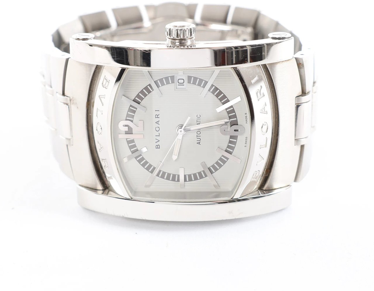 Bvlgari Bvlgari Assioma AA48S L6648 SS WZ Watch with Beige Dial Beige