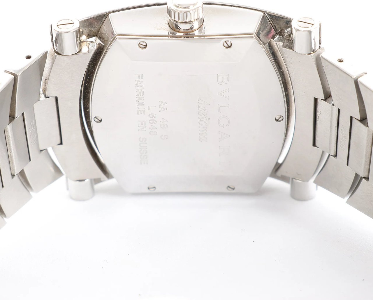 Bvlgari Bvlgari Assioma AA48S L6648 SS WZ Watch with Beige Dial Beige