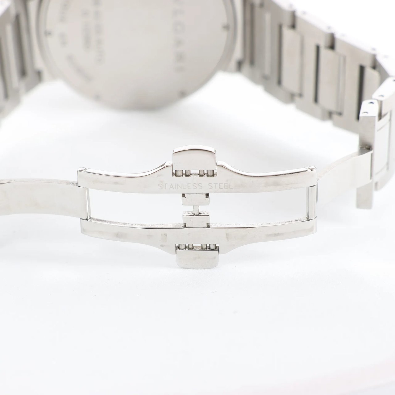 Bvlgari Bvlgari Bvlgari Bvlgari BB42SSAUTO O12360 SS AT Watch with Black Dial Zwart