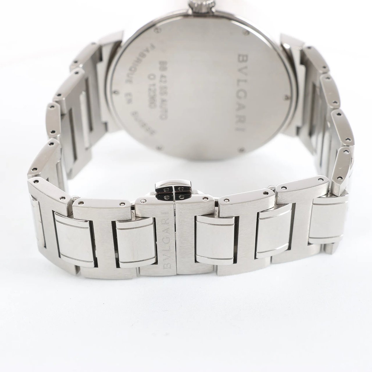 Bvlgari Bvlgari Bvlgari Bvlgari BB42SSAUTO O12360 SS AT Watch with Black Dial Zwart