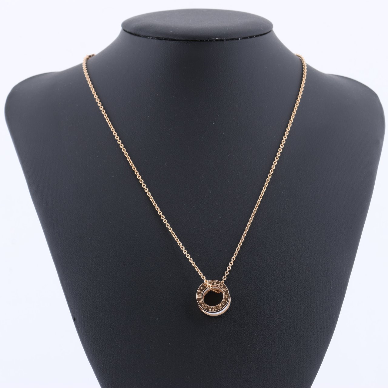 Bvlgari Bvlgari B.Zero 1 Necklace 750 (PG) × Ceramic 12.1g 346082 Divers