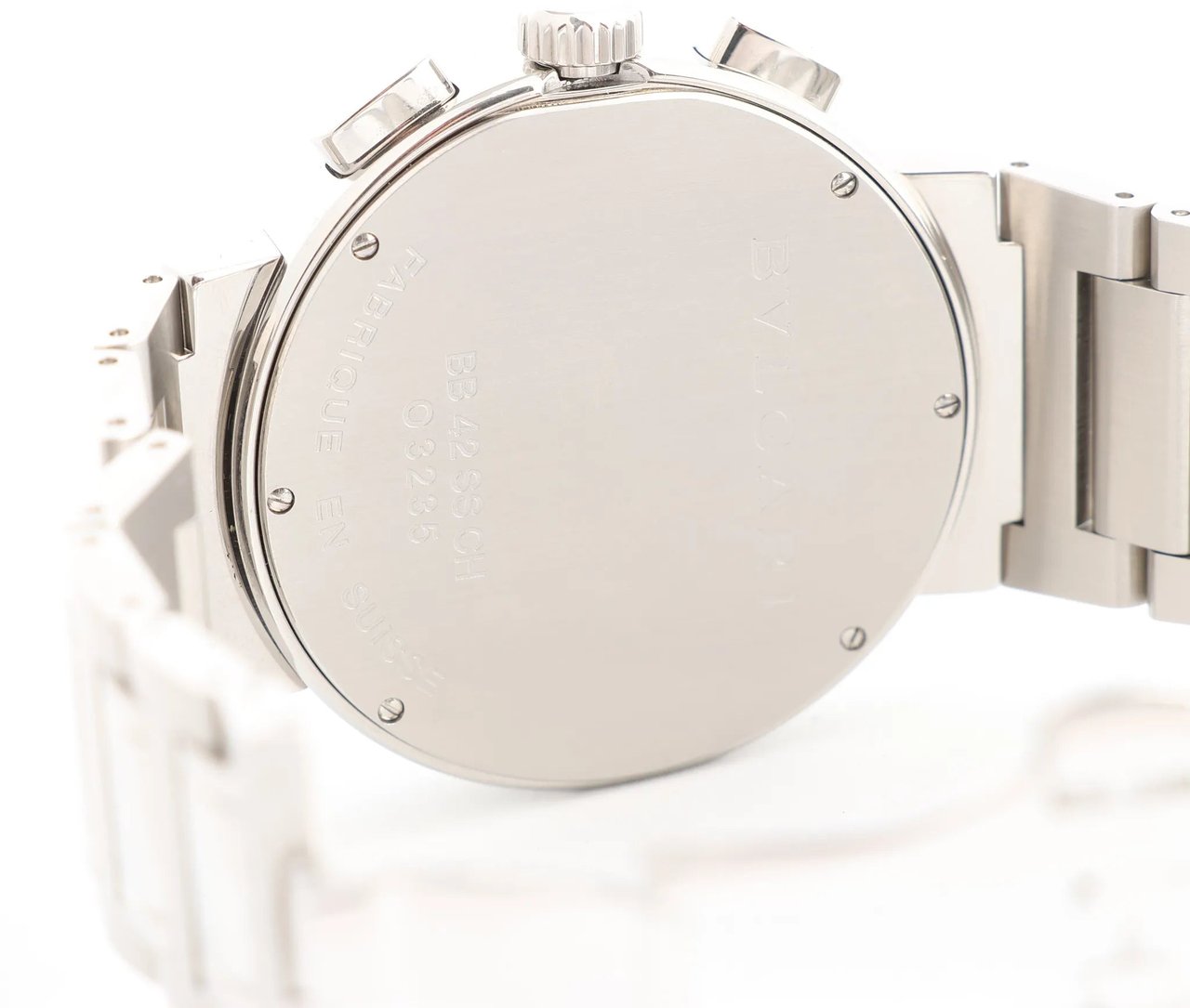 Bvlgari Bvlgari Bvlgari Bvlgari BB42SSCH O3235 SS AT Watch with Black Dial Zwart