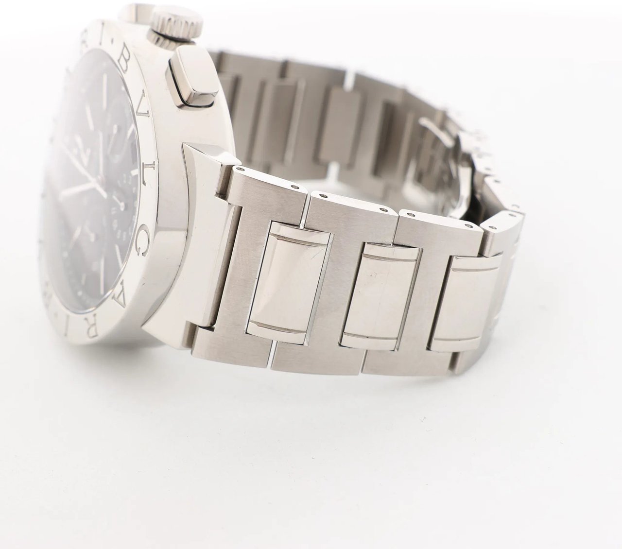 Bvlgari Bvlgari Bvlgari Bvlgari BB42SSCH O3235 SS AT Watch with Black Dial Zwart