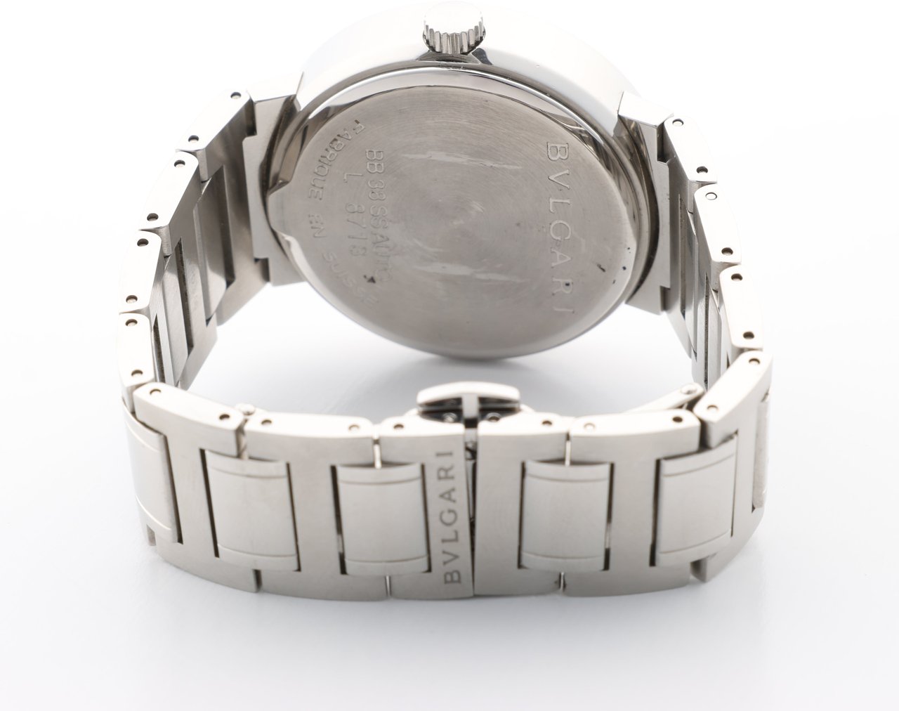 Bvlgari Bvlgari Bvlgari Bvlgari BB38WSSD AUTO L8718 SS AT Watch with Silver Dial Zilver