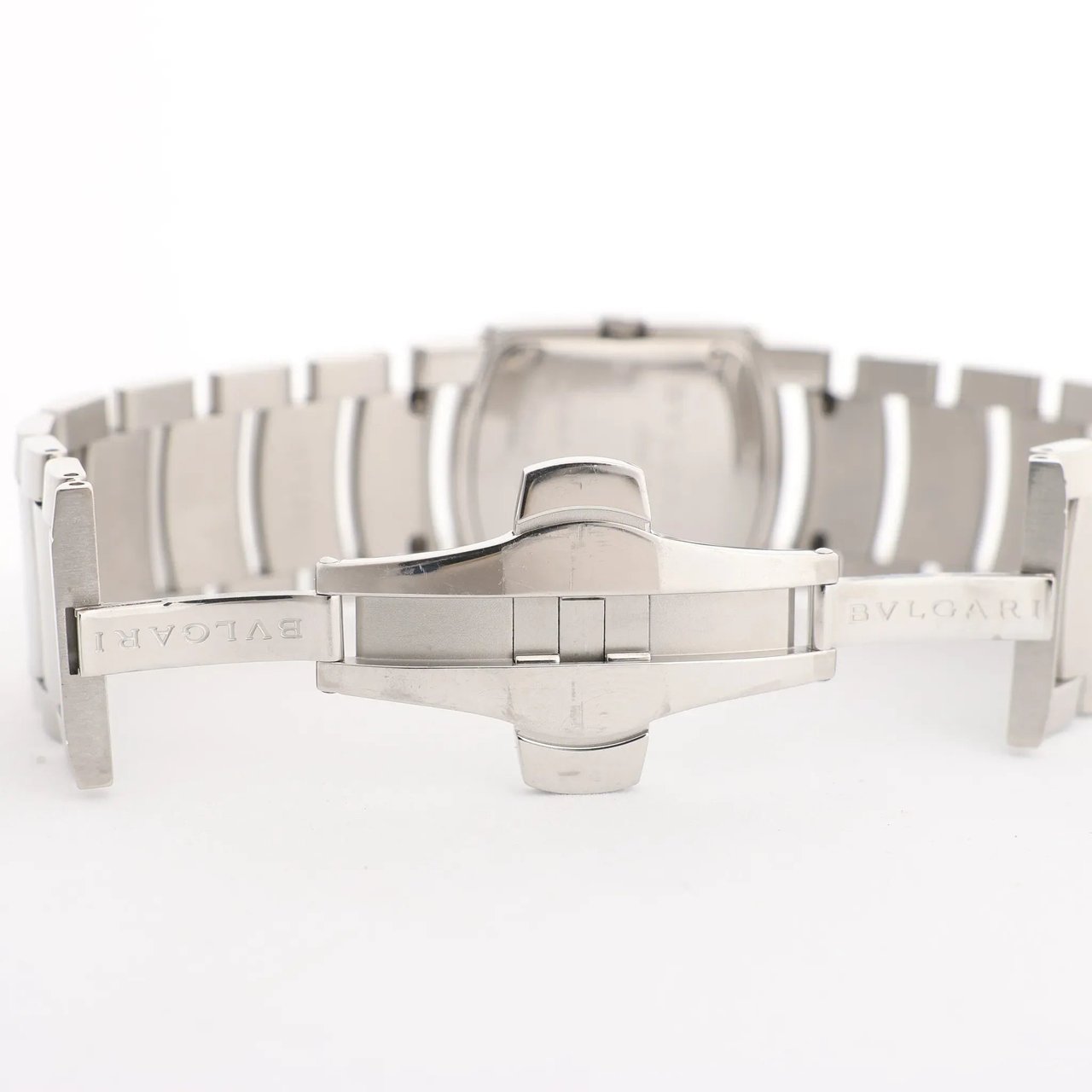 Bvlgari Bvlgari Ashoma AA35BSS L3036 SS QZ Watch with Black Dial Zwart
