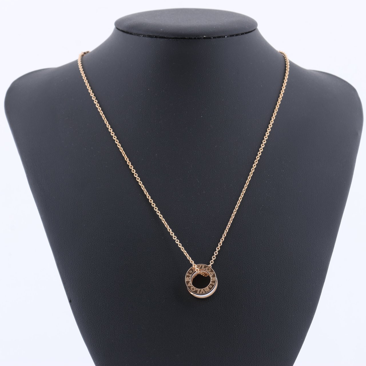 Bvlgari Bvlgari B.Zero 1 Necklace 750 (PG) × Ceramic 12.1g 346082 Divers