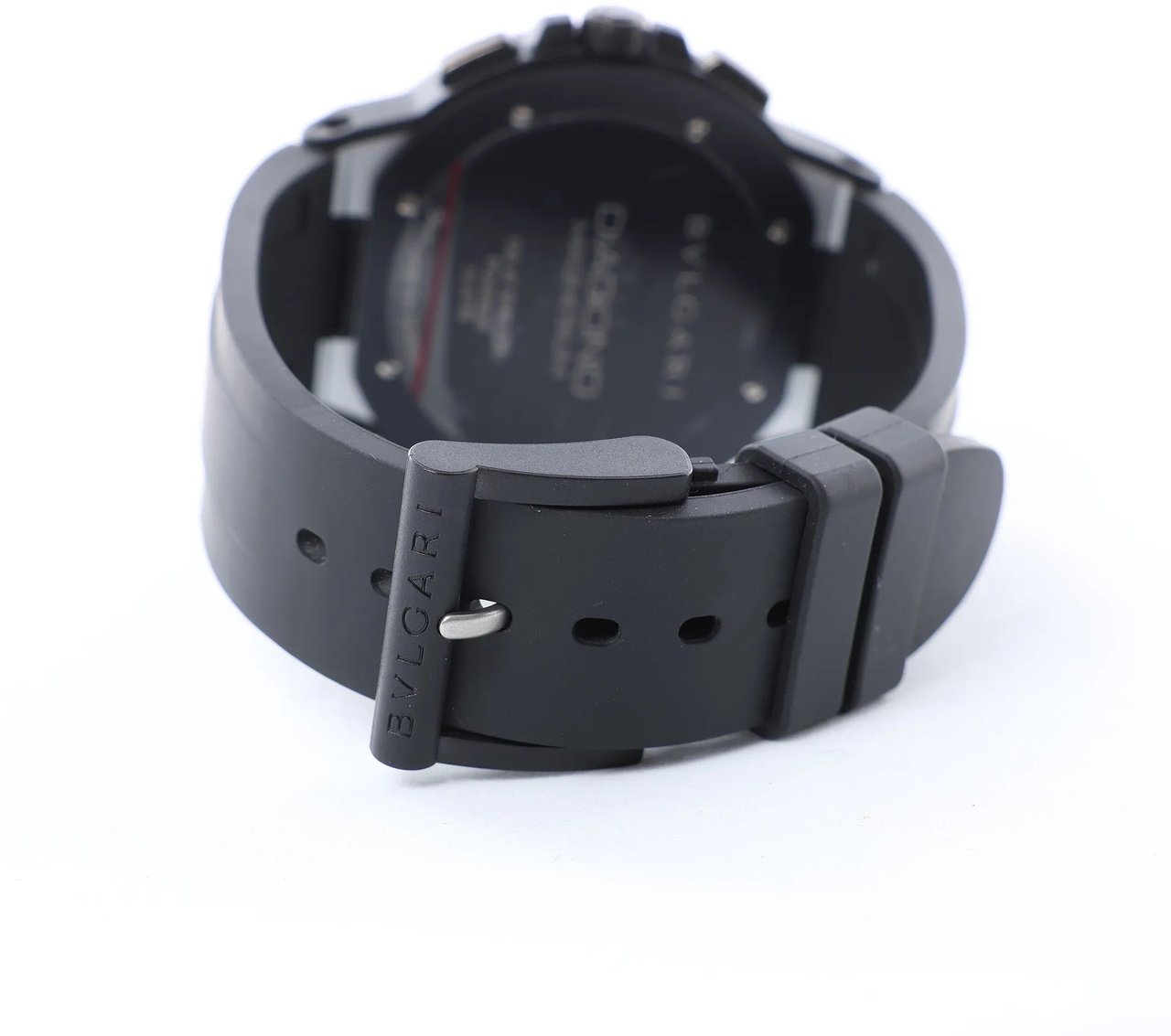 Bvlgari Diagono Magnesium DG42SMCCH PO02858 Magnesium & Rubber AT Watch with Silver Dial Zilver