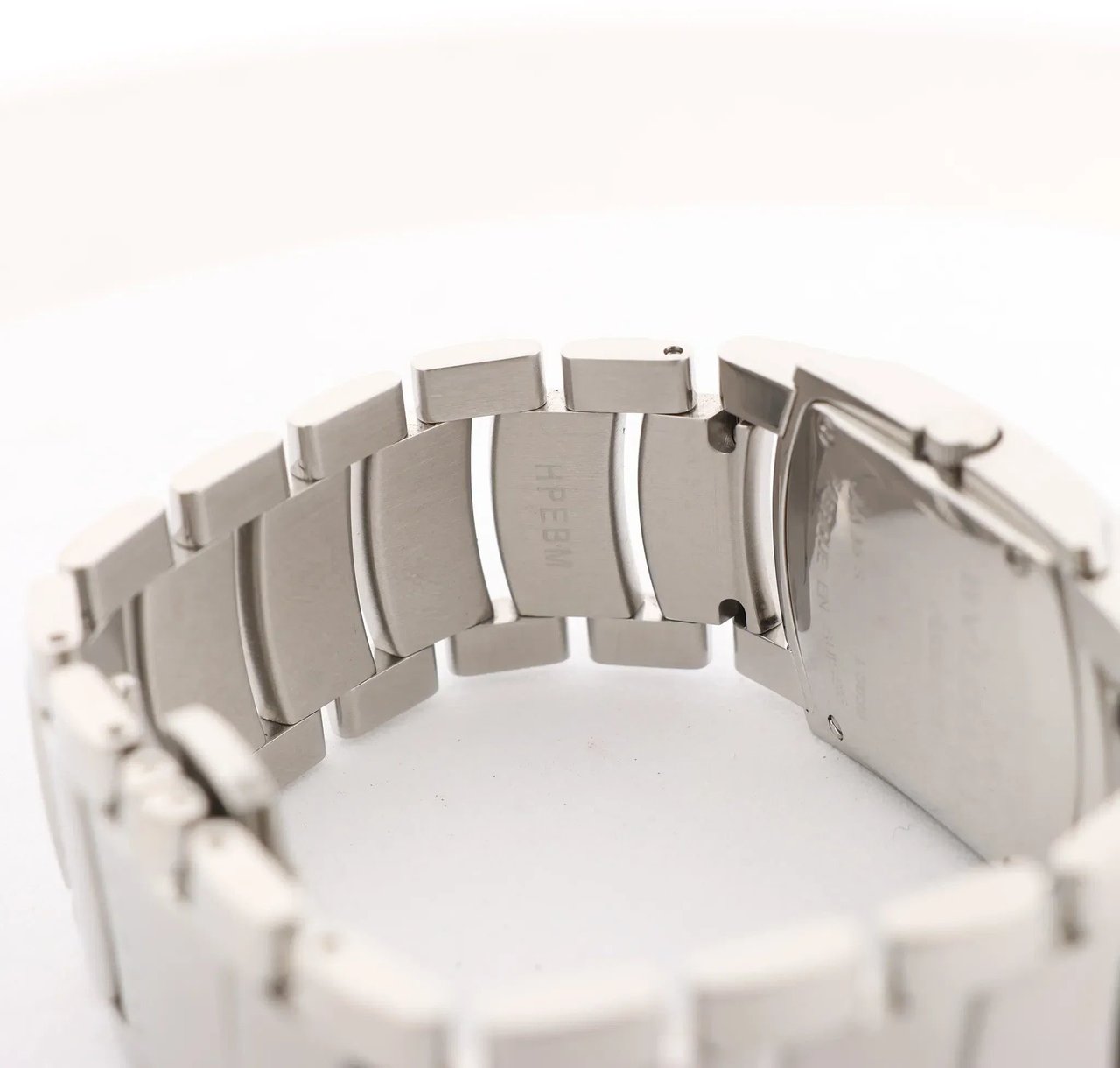 Bvlgari Ashoma AA35BSS L3036 SS QZ Watch with Black Dial Zwart