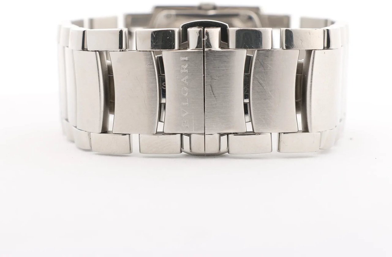 Bvlgari Ashoma AA35BSS L3036 SS QZ Watch with Black Dial Zwart