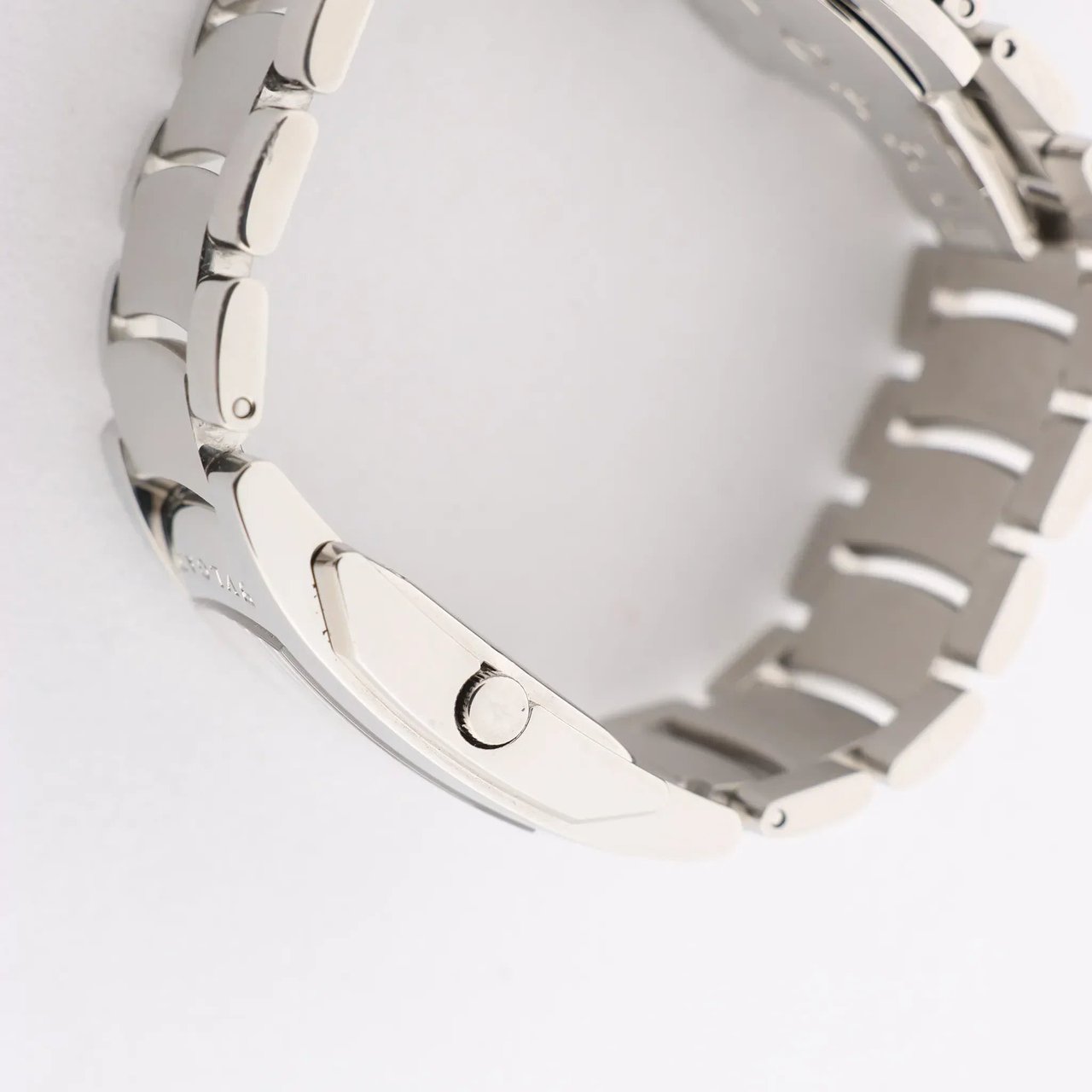 Bvlgari Ashoma AA35BSS L3036 SS QZ Watch with Black Dial Zwart