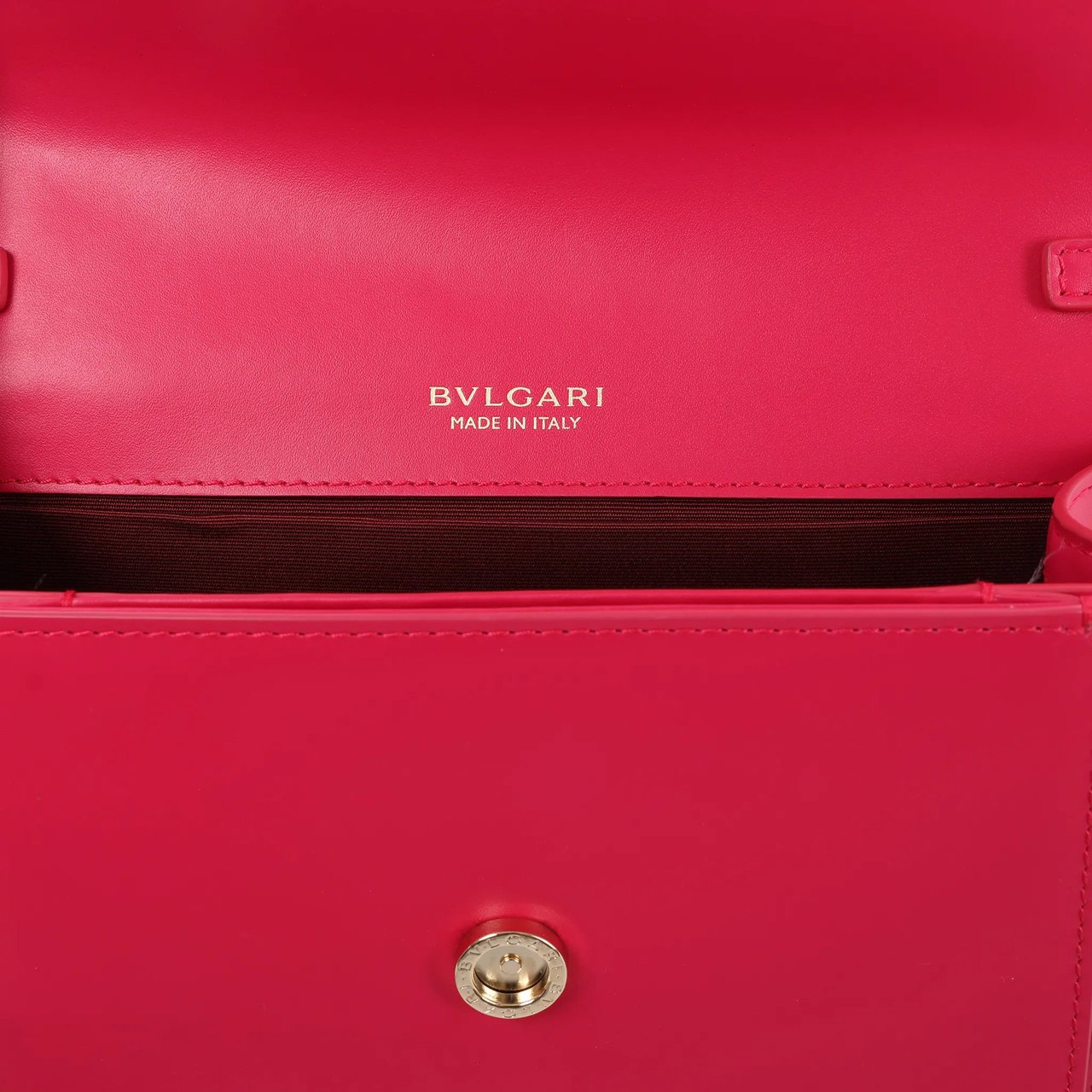 BVLGARI Serpenti Forever Leather Crossbody Bag in Pink Roze