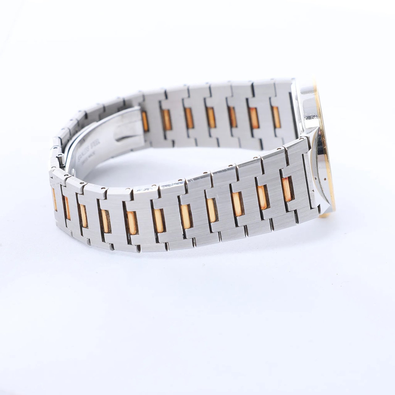 Bvlgari Bvlgari Bvlgari BB33SGD F122031 SS×YG QZ Watch with Black Dial Zwart