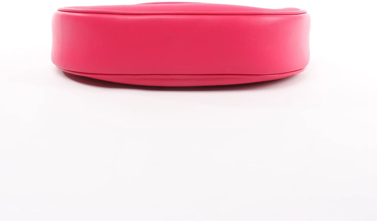 BVLGARI Serpenti Leather Shoulder Bag in Pink Roze