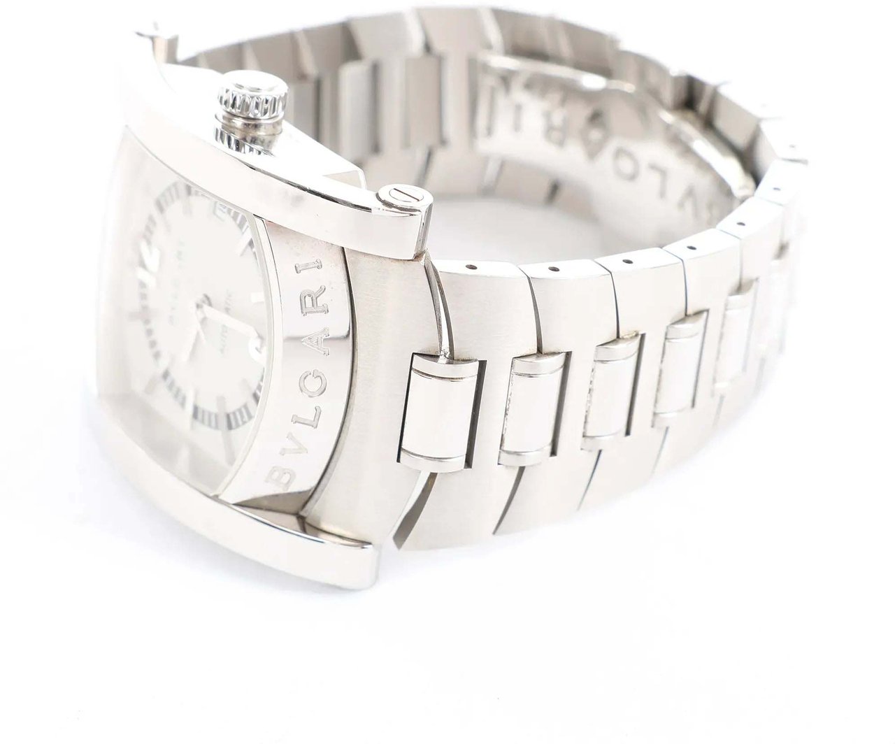 Bvlgari Assioma AA48S L6648 SS WZ Watch with Beige Dial Beige