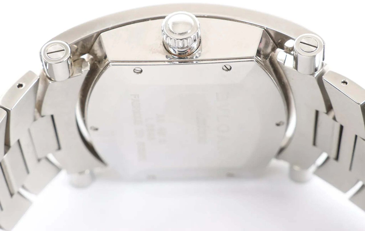 Bvlgari Assioma AA48S L6648 SS WZ Watch with Beige Dial Beige
