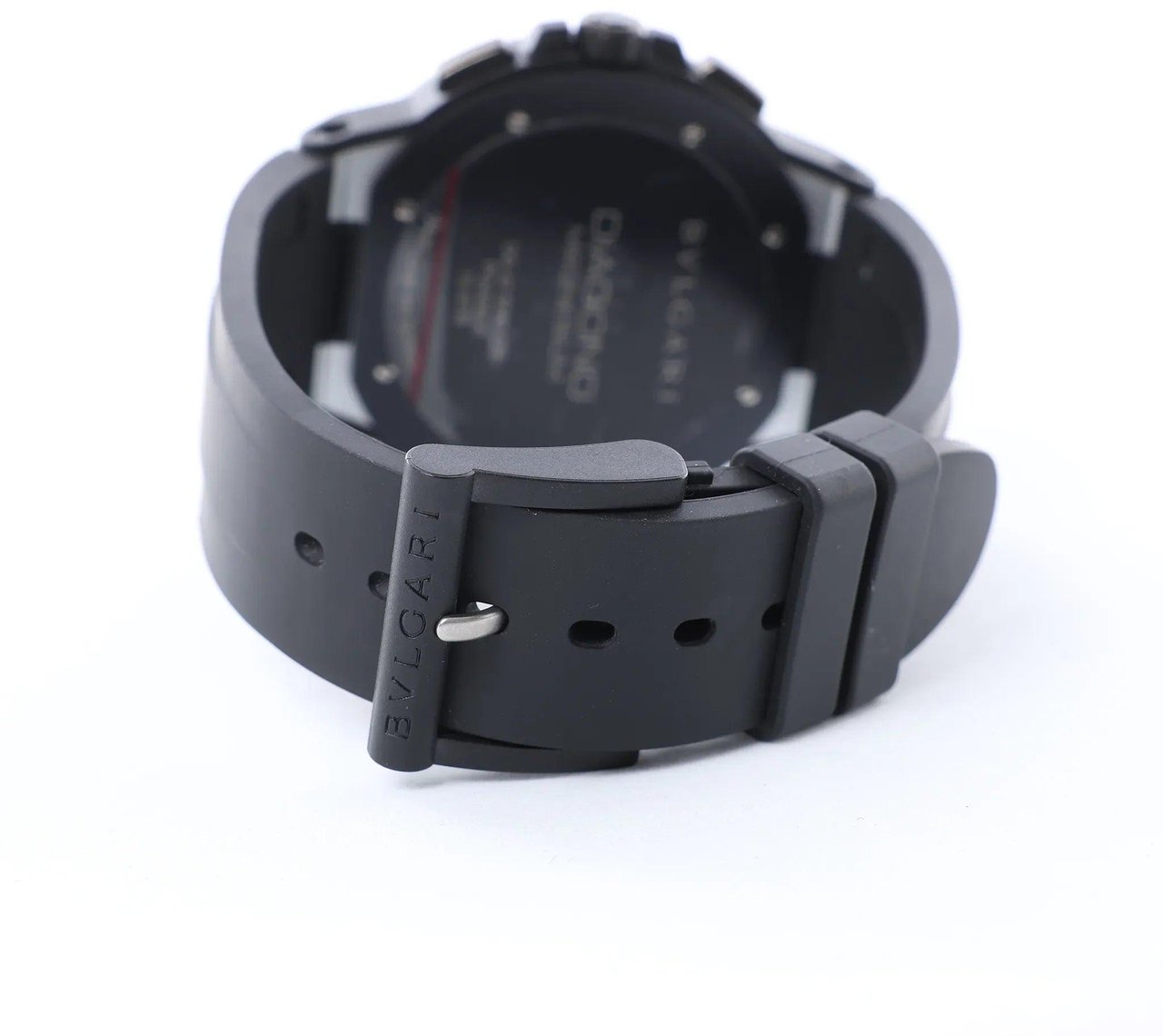 Bvlgari Diagono Magnesium DG42SMCCH PO02858 Magnesium & Rubber AT Watch with Silver Dial Zilver