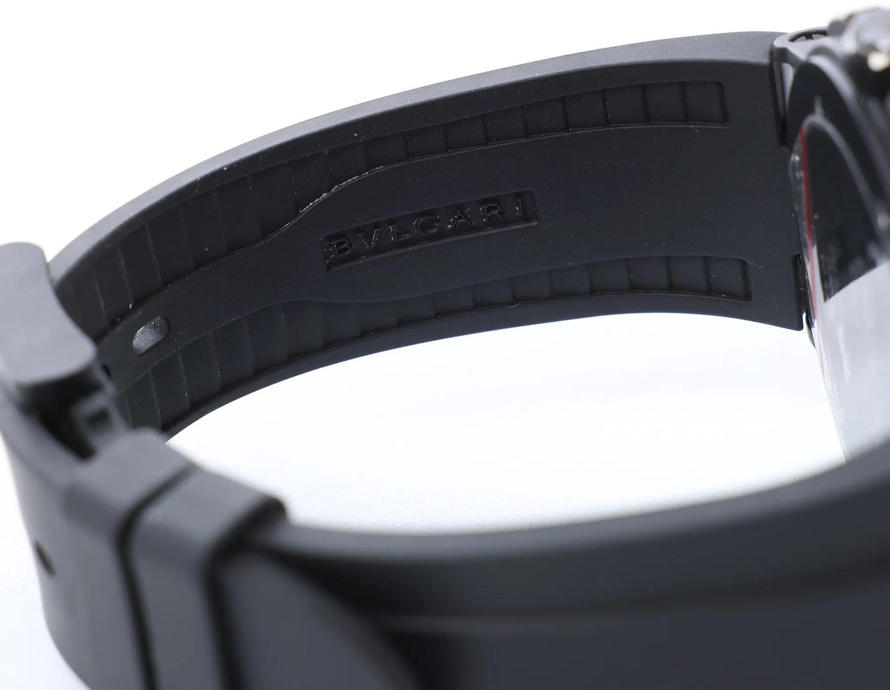 Bvlgari Diagono Magnesium DG42SMCCH PO02858 Magnesium & Rubber AT Watch with Silver Dial Zilver