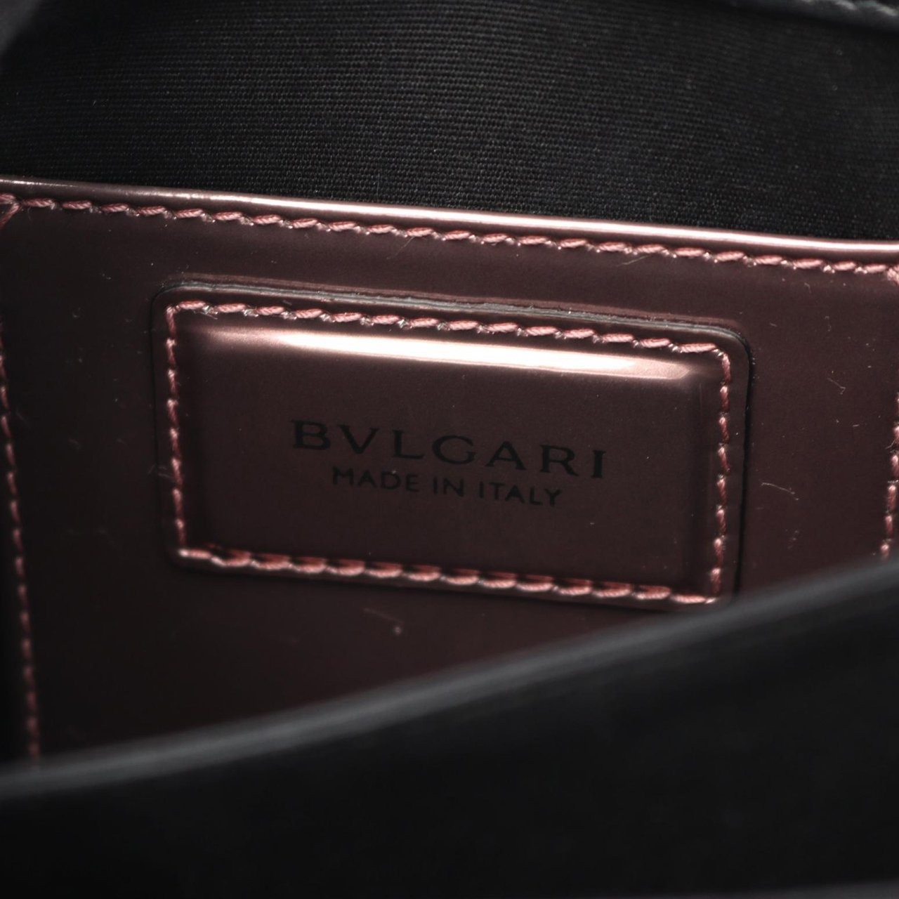 Bvlgari Patent Serpenti Forever Top Handle Satchel Roze