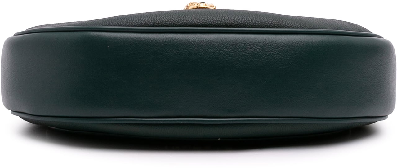 Bvlgari Small Leather Serpenti Ellipse Satchel Groen