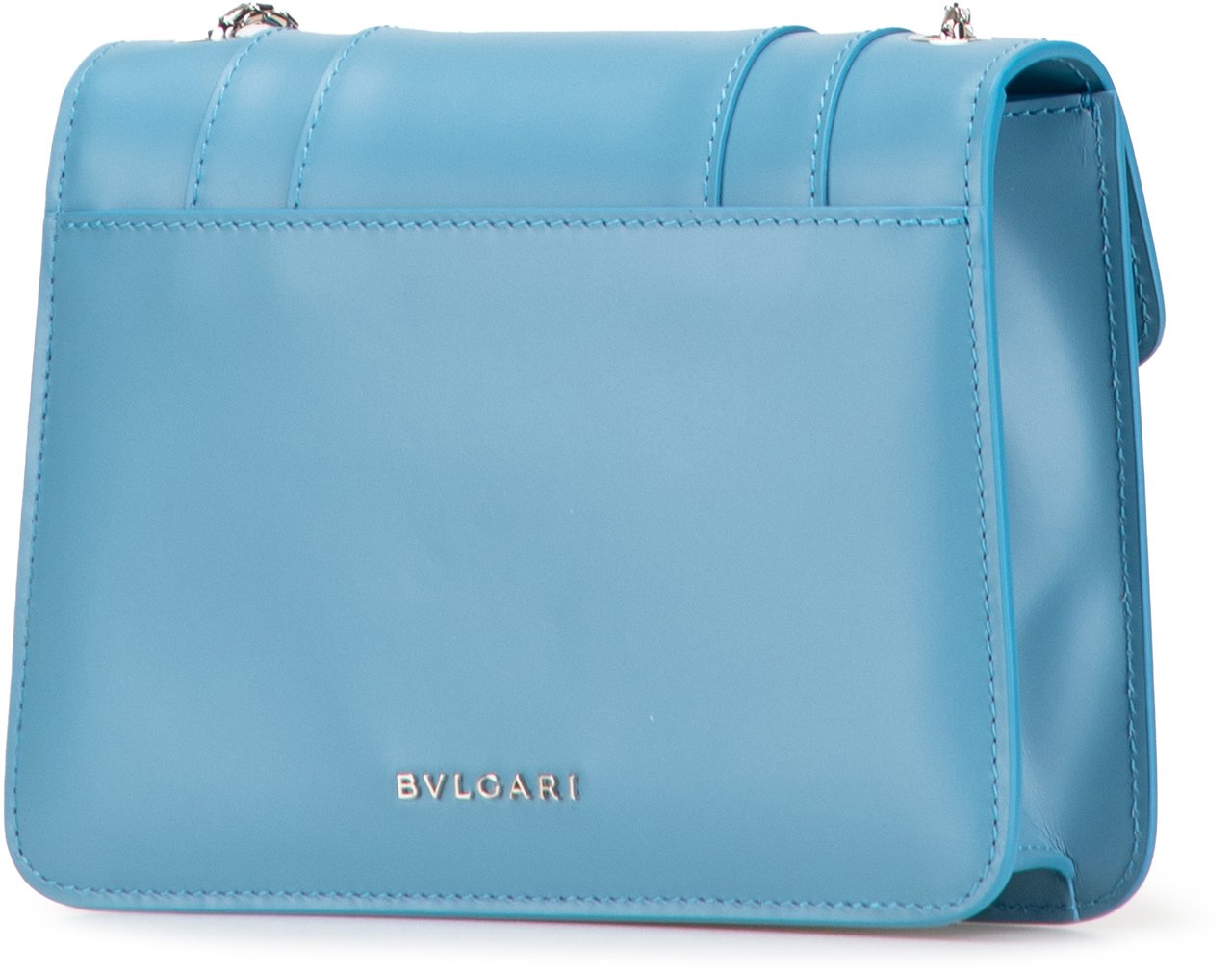 Bvlgari Leather Serpenti Forever Crossbody Blauw