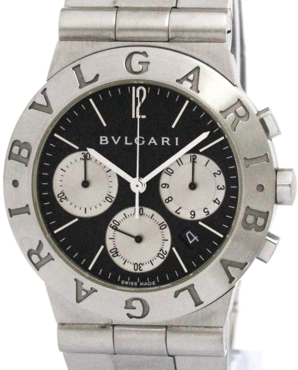 Bvlgari Diagono Chronograph Quartz Stainless Steel 35 Divers